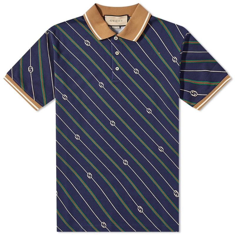 Gucci GG Diag Stripe Polo 1