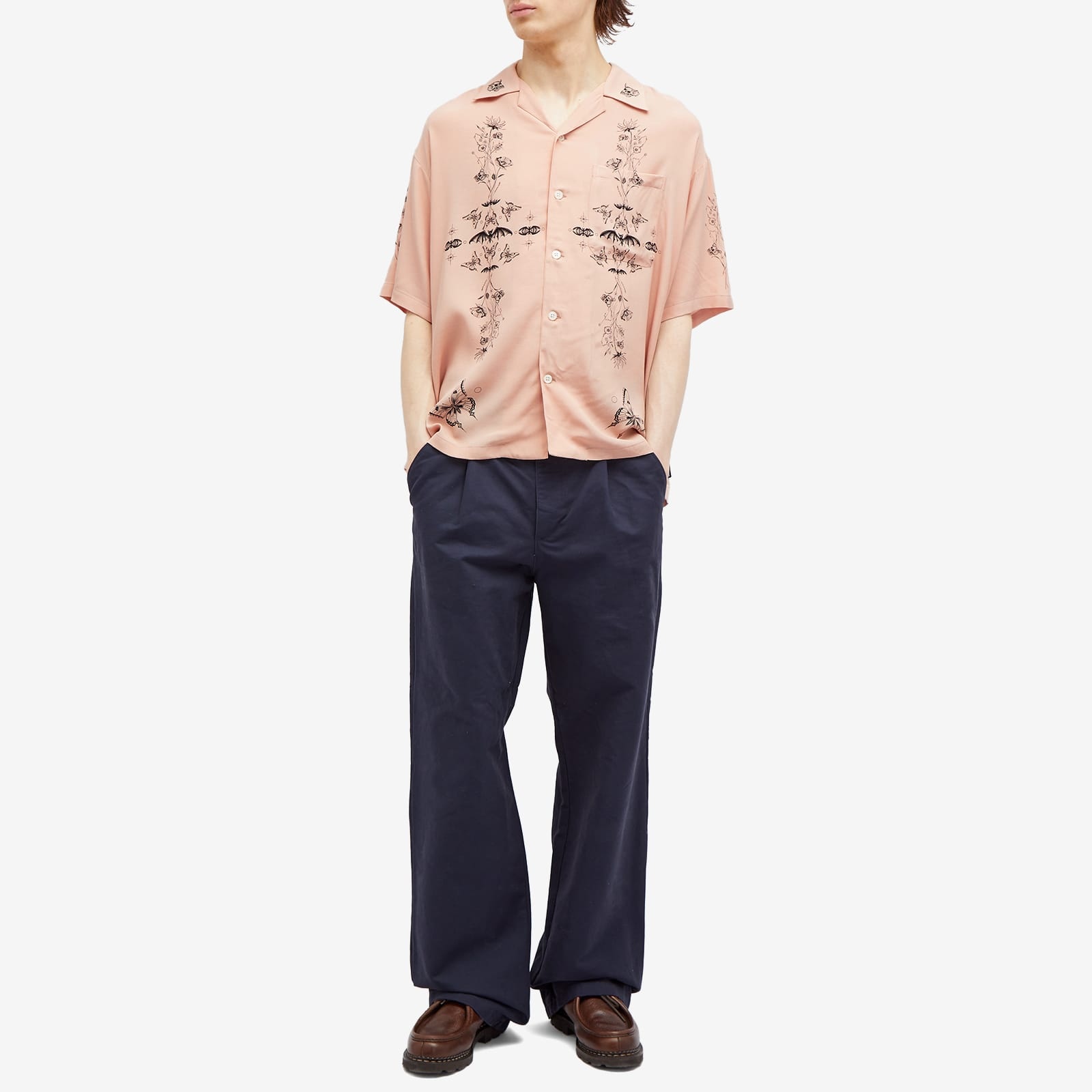 NEIGHBORHOOD Neighborhood Nh × Dr Woo . Hawaiian Shirt Ss