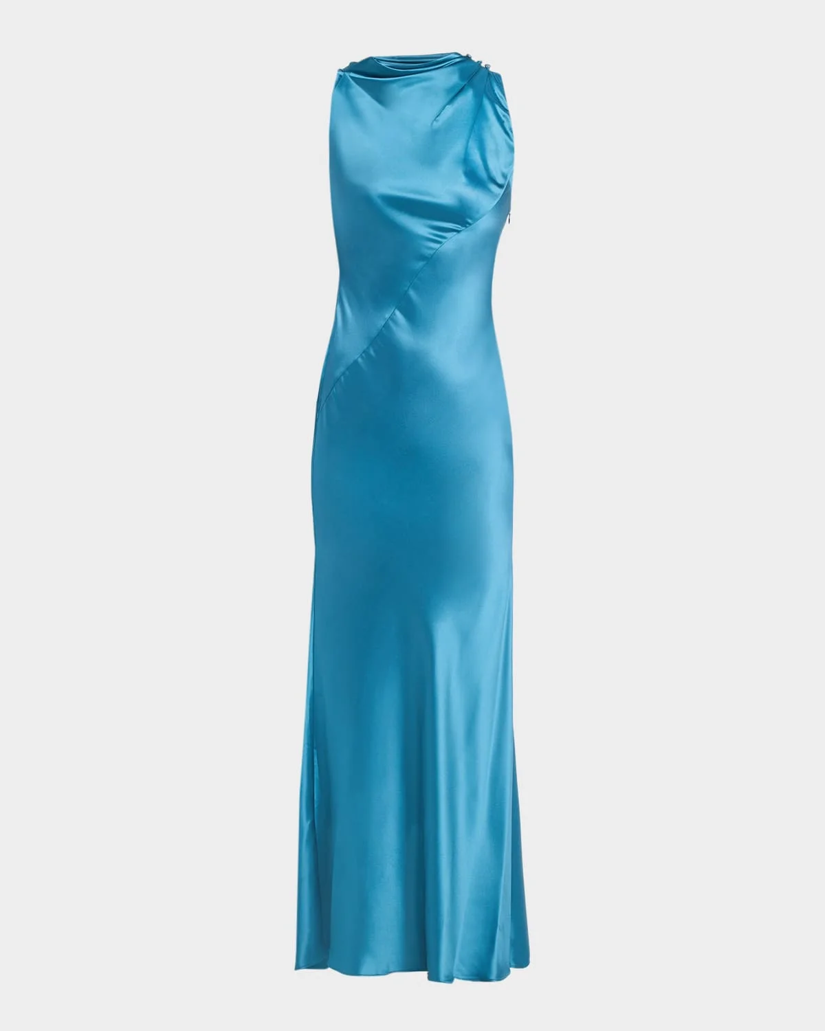 Ropley Bias-Cut Satin Dress - 1
