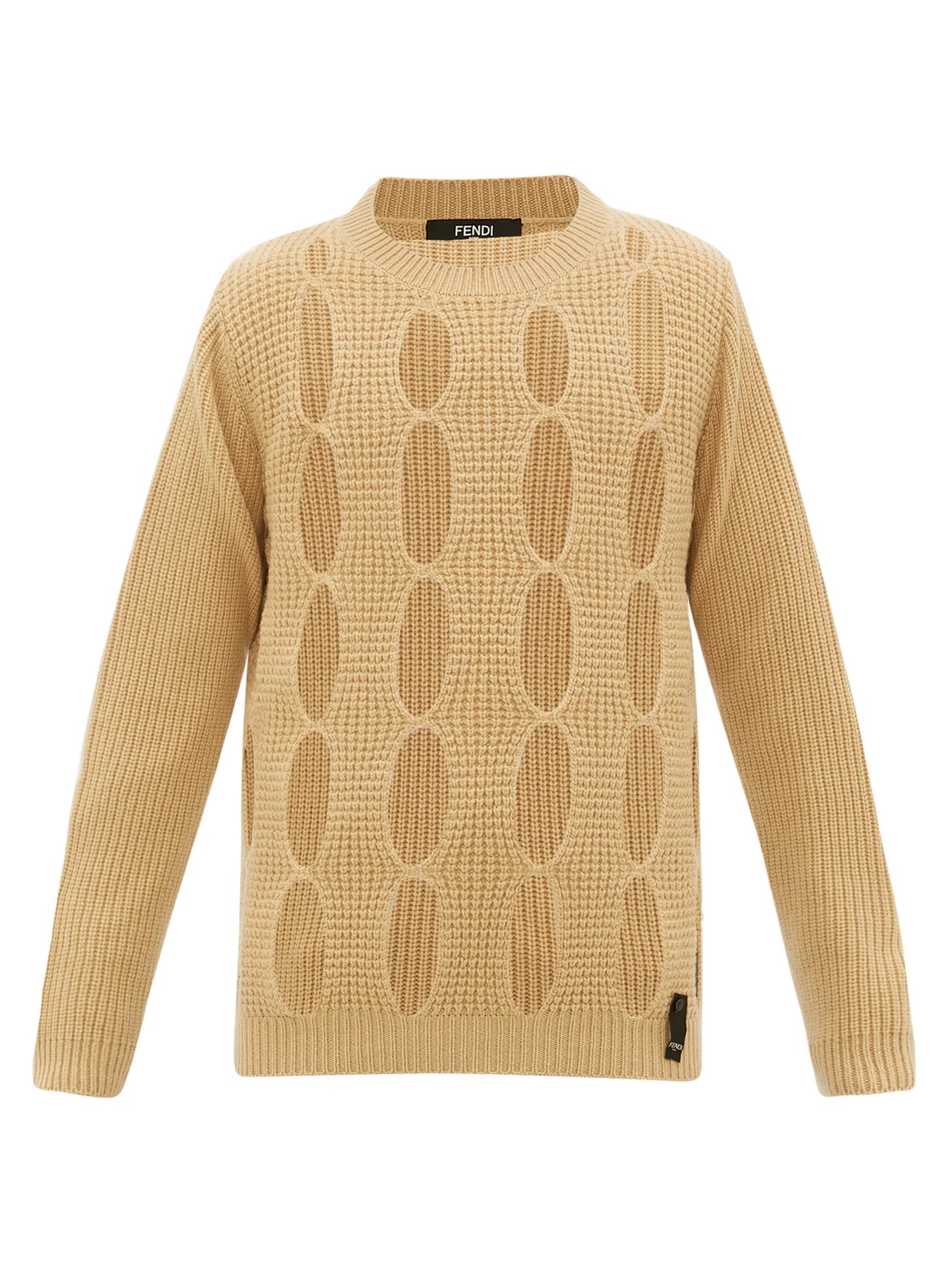 Cut-out cashmere sweater - 1