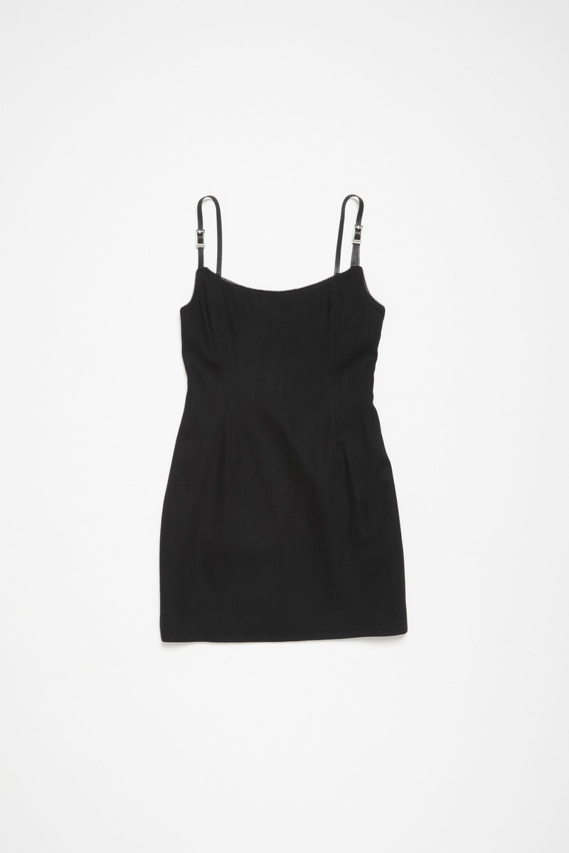 Strap dress - Black - 1