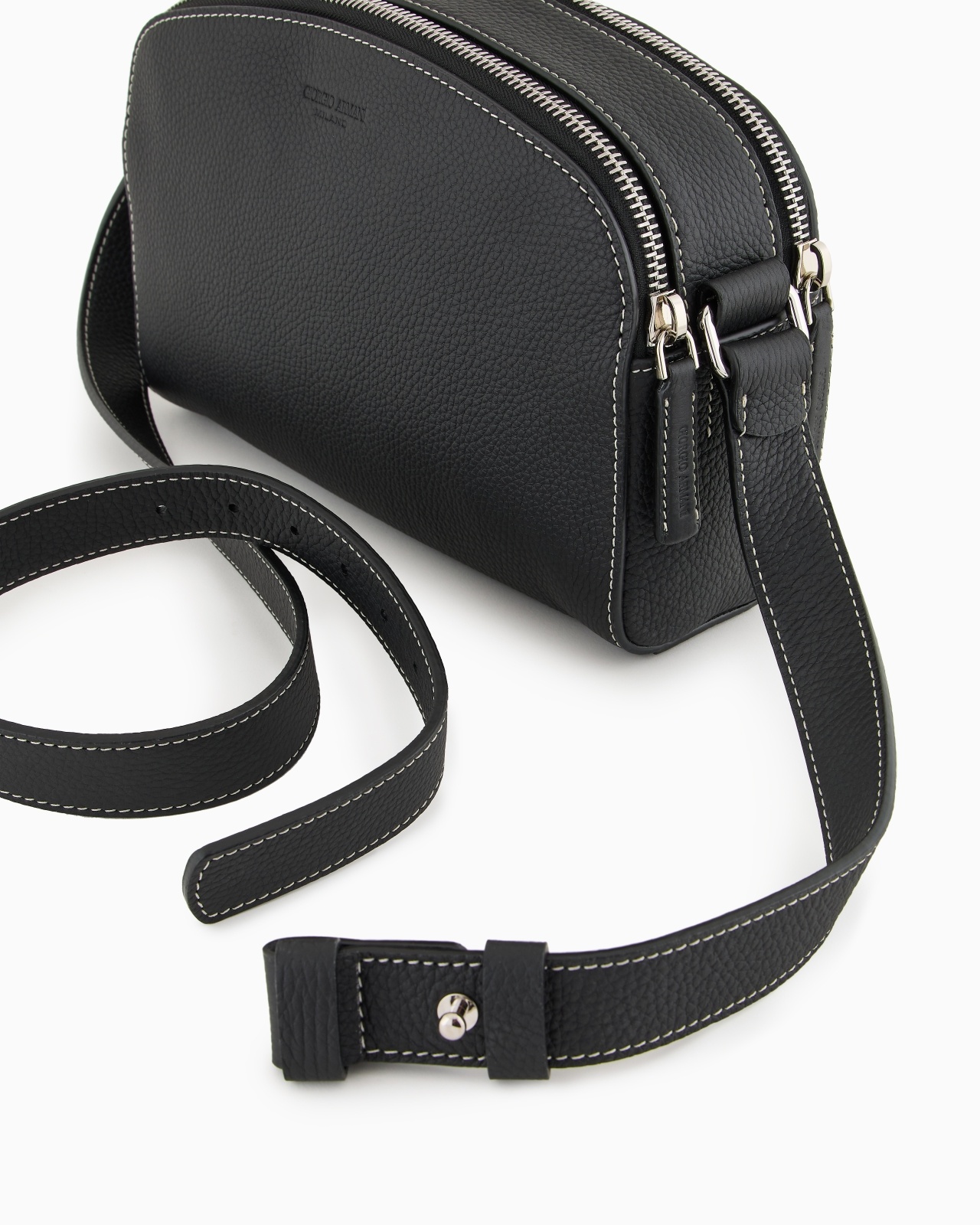 CROSSBODY BAG IN PEBBLED LEATHER - 5