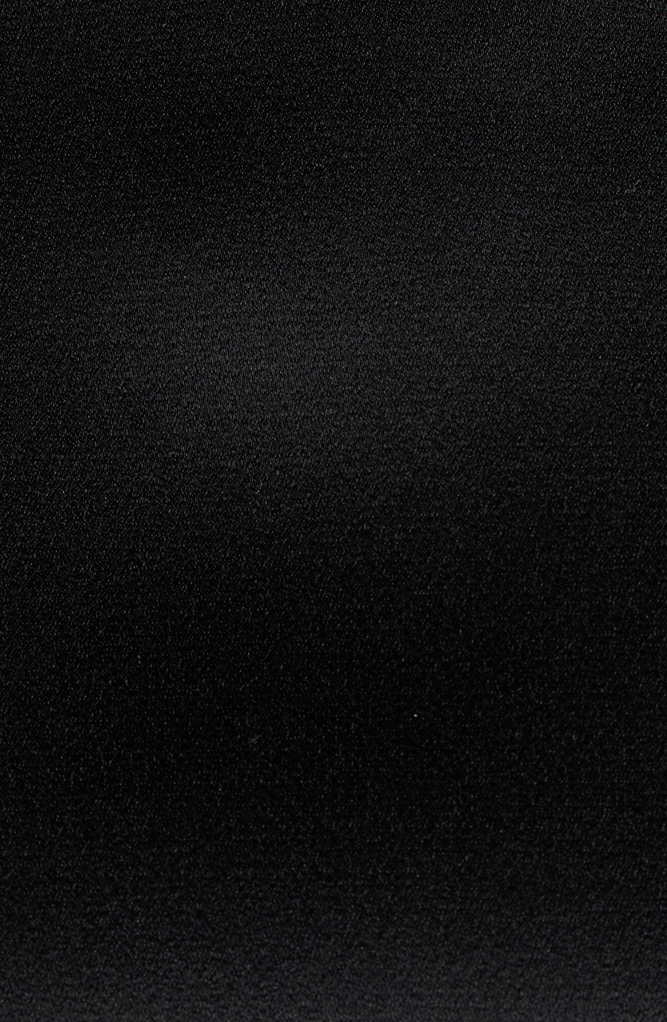 TOM FORD Long Sleeve Satin Cocktail Dress with Train in Black at Nordstrom - 6