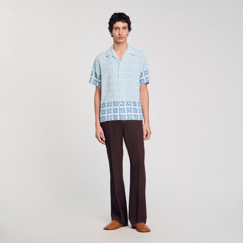 Sandro FLORAL MOTIF SHIRT outlook