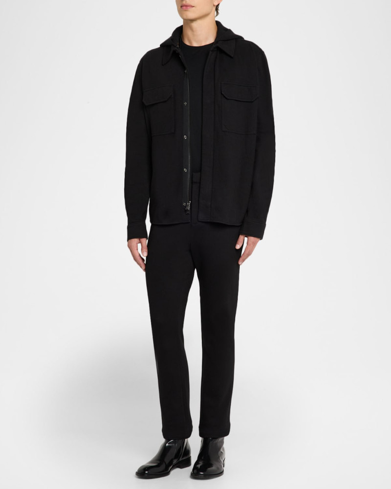 SIMKHAI Men's Travis Hooded Shirt Jacket outlook