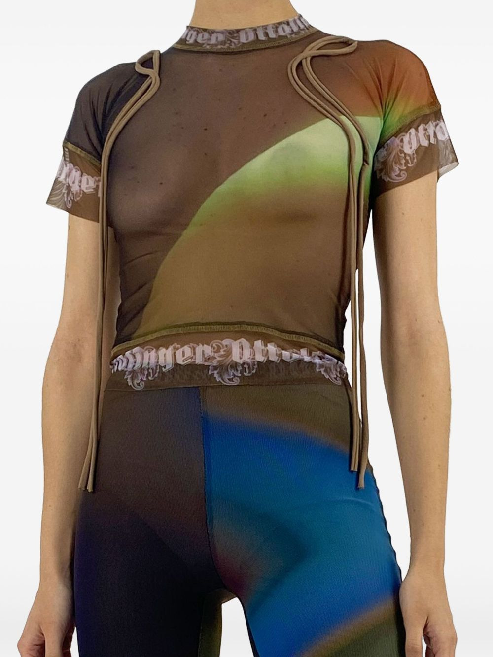 mesh T-shirt - 4