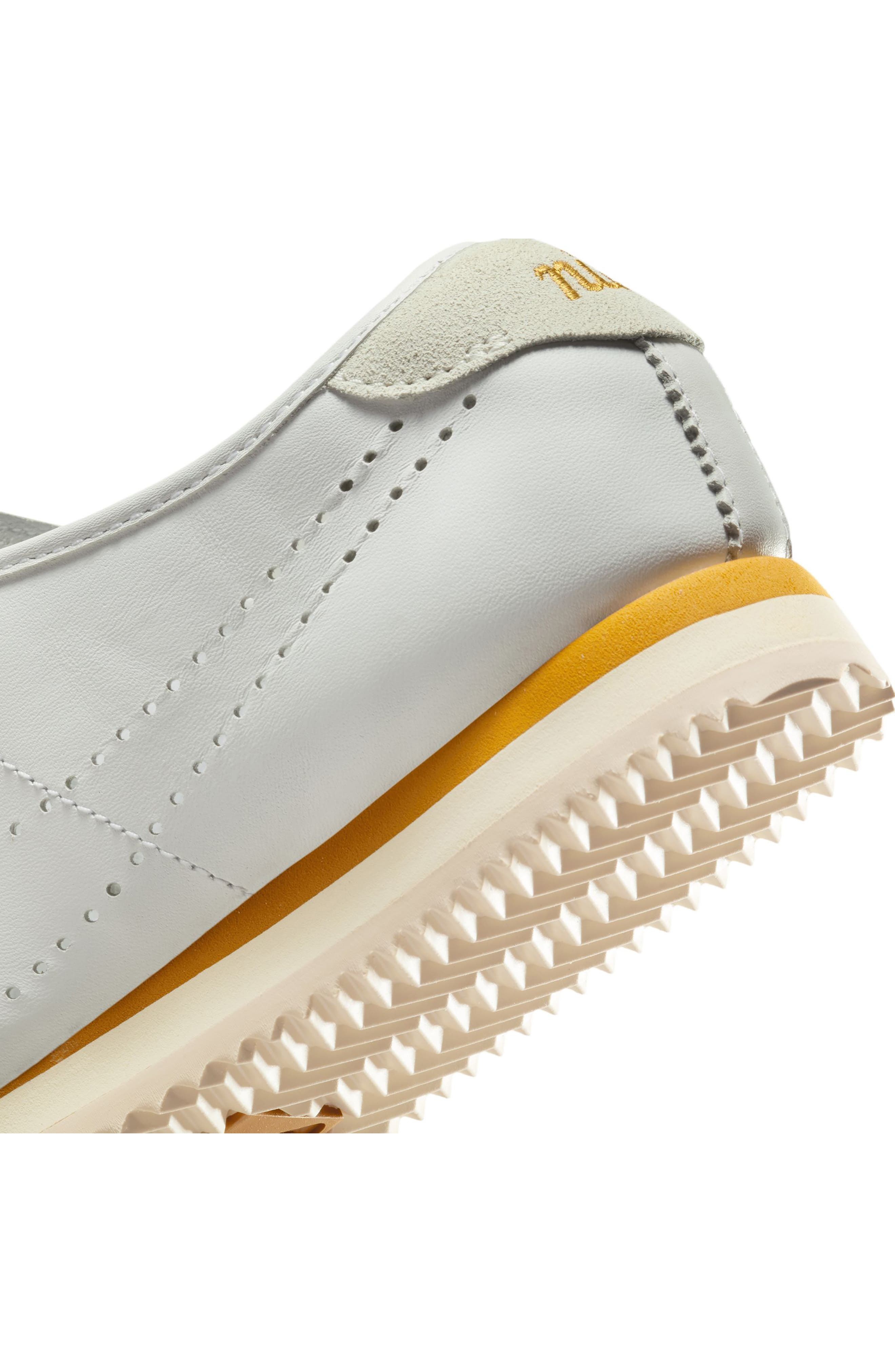 Nike Cortez Leather Sneaker in 100 White/bronze at Nordstrom - 8