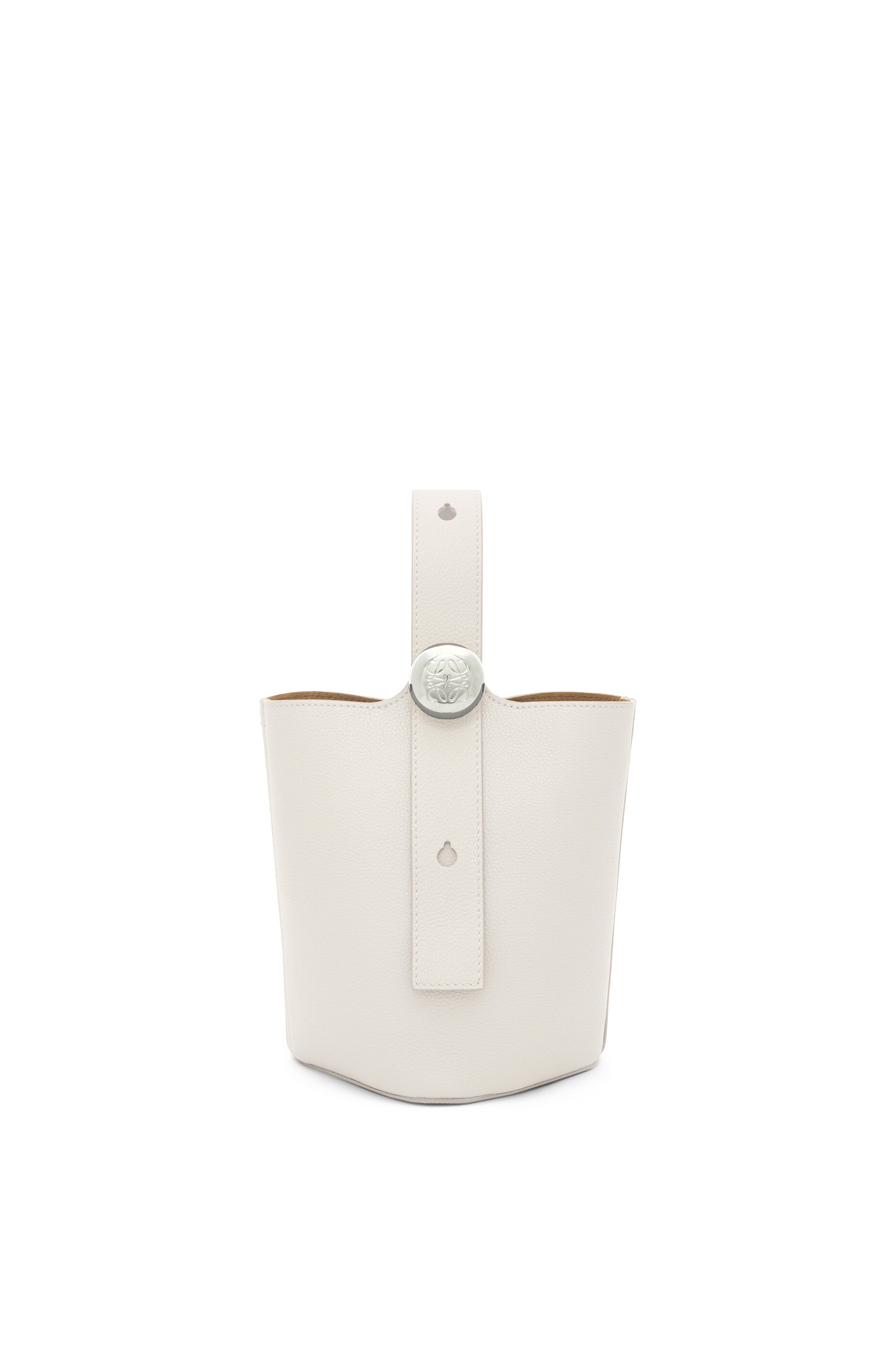 Loewe Mini Pebble Bucket bag in soft grained calfskin