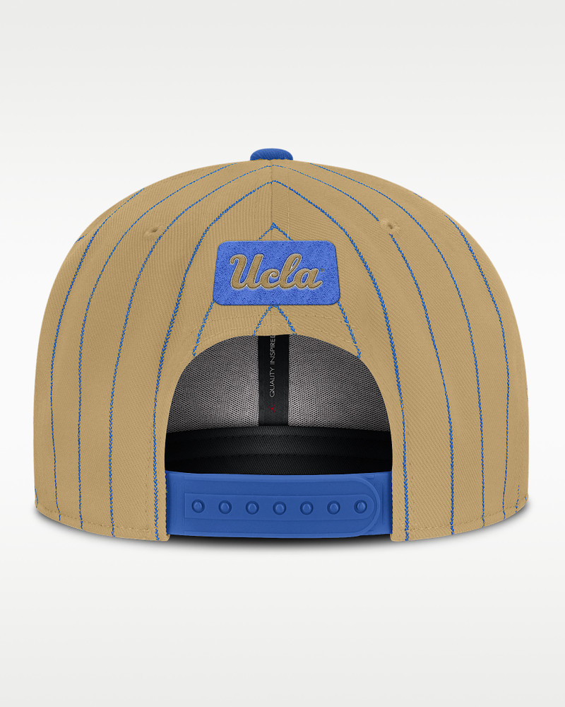 Jordan UCLA Primetime Pin Stripe 2-Tone Men's Jordan Brand Dri-FIT College Adjustable Hat outlook