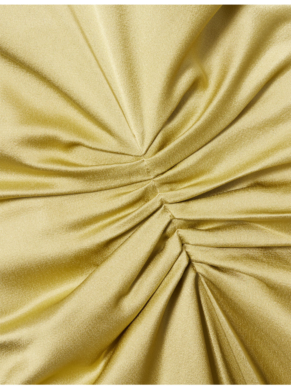 Gathered Low-Back Satin Maxi Dress - 6