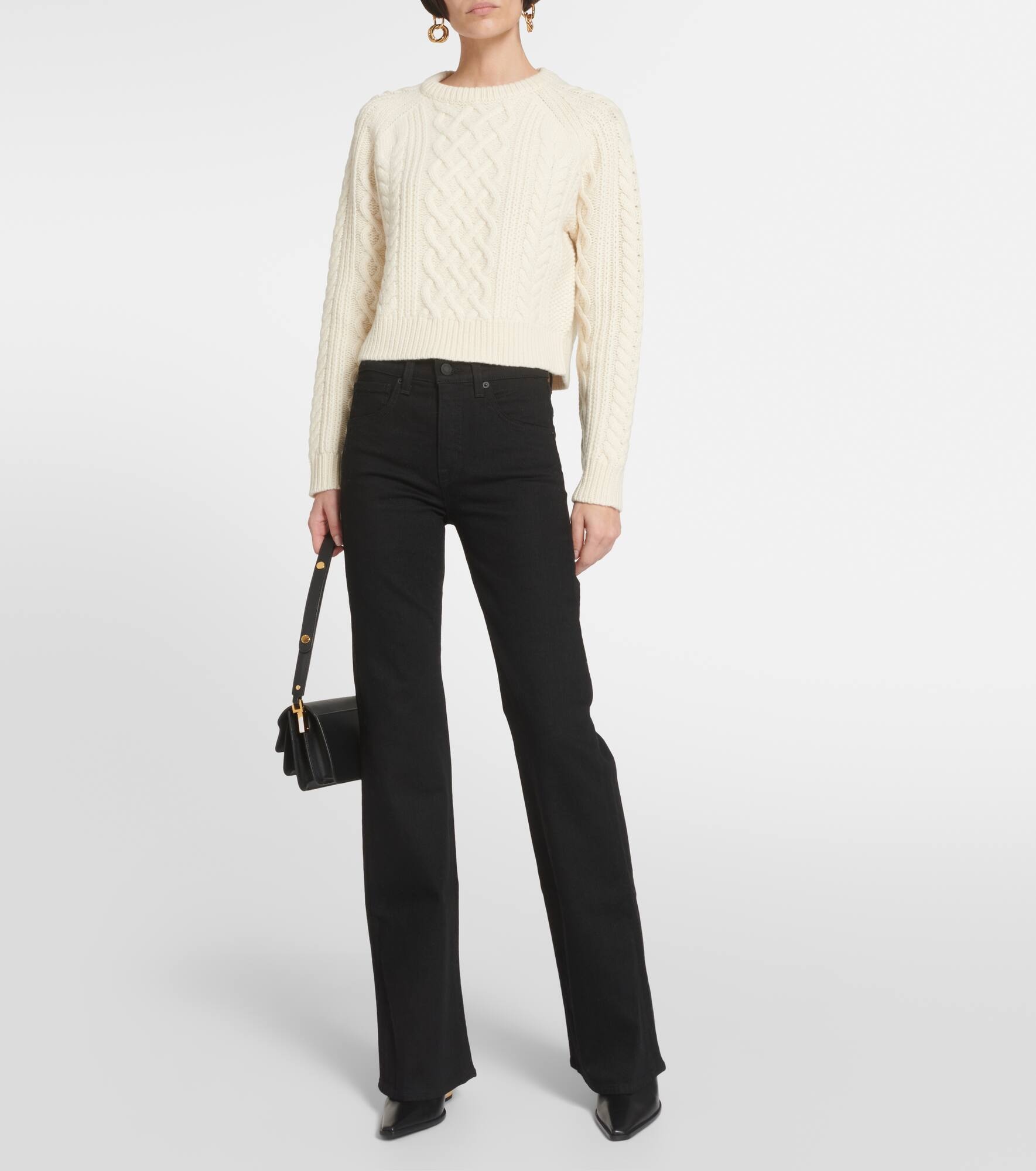 Celia high-rise bootcut jeans - 7