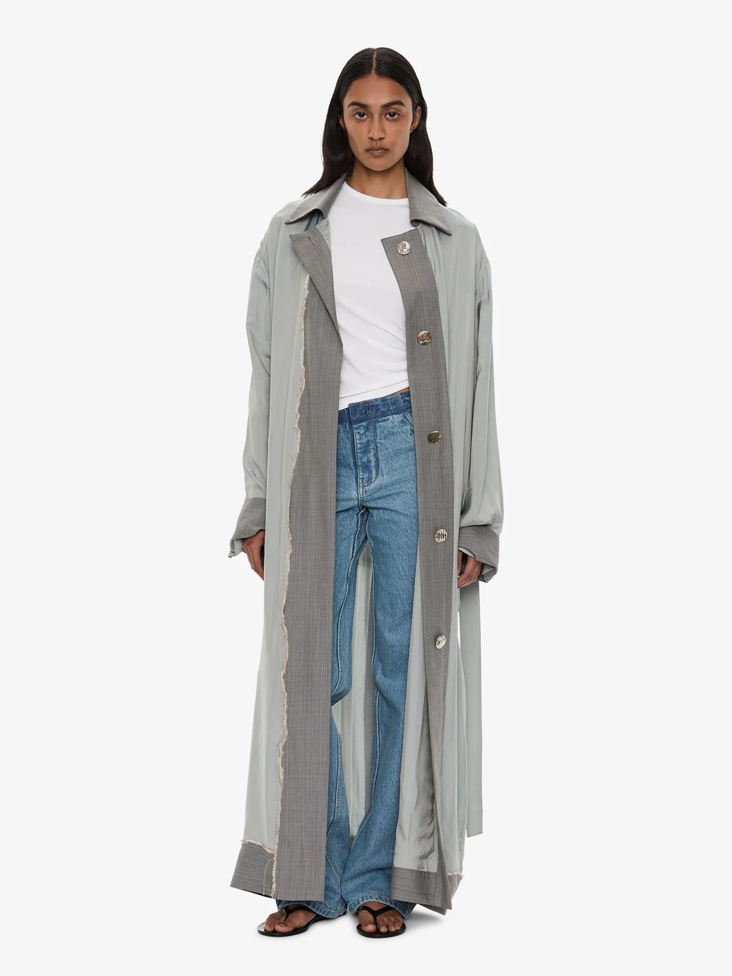 Retract Tailored Duster Coat - 1