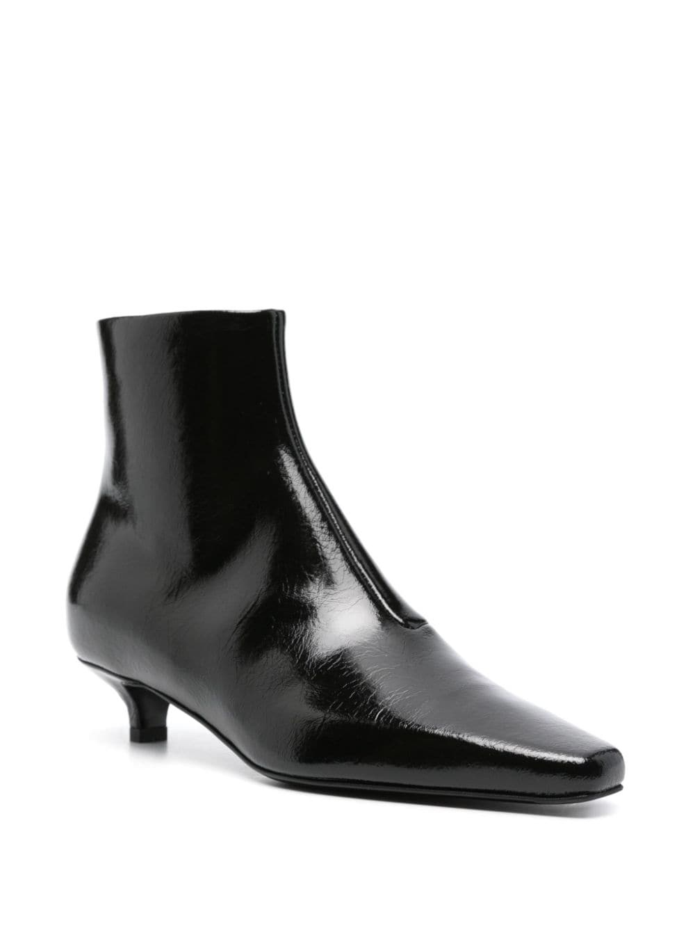 40mm leather ankle boots - 2