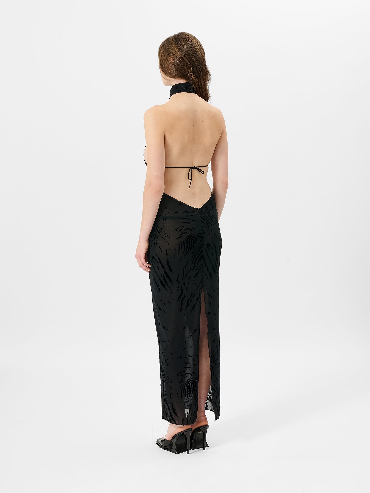 BARE DRESS BLACK ZEBRA PRINT - 6