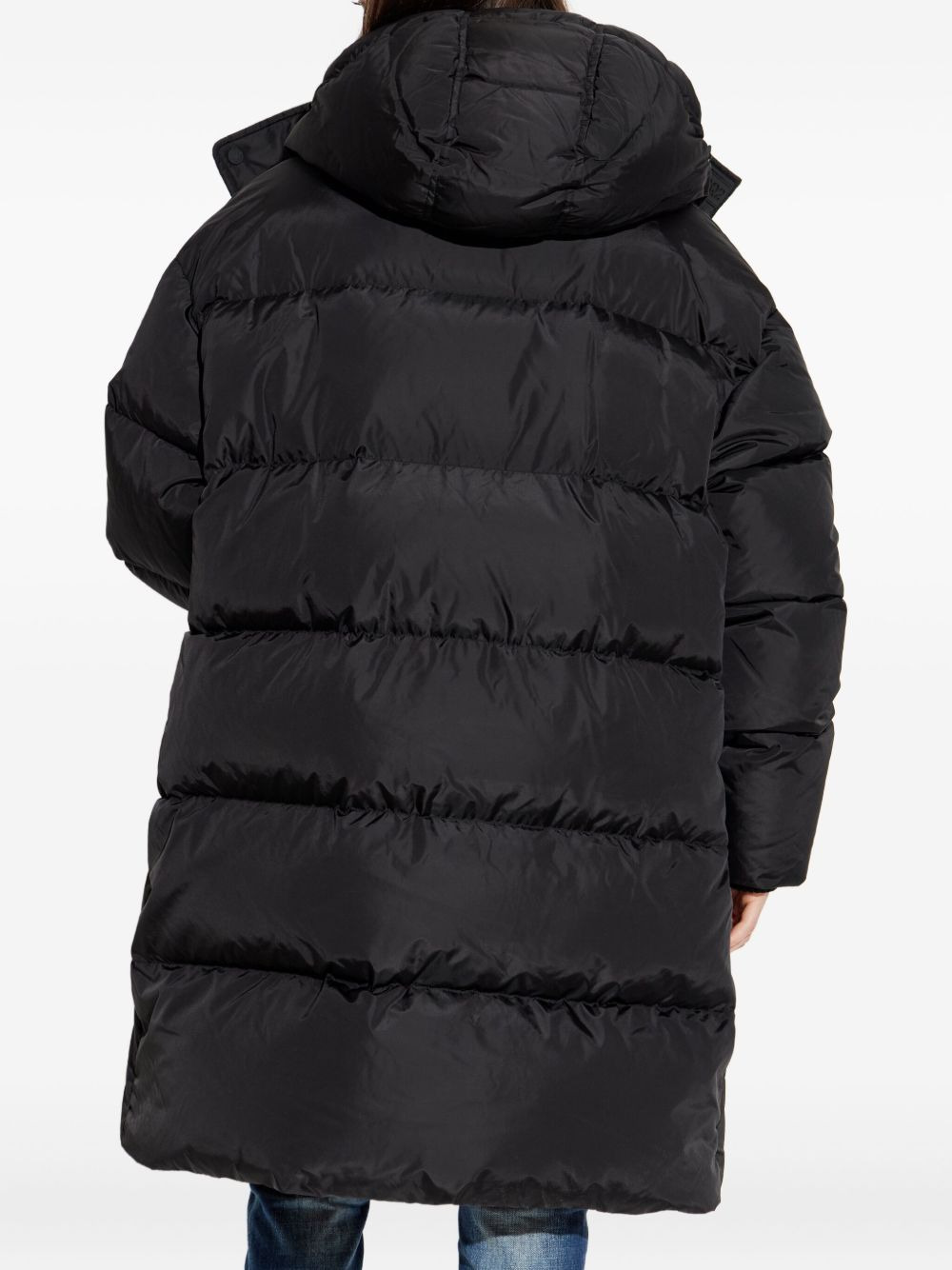 hooded quilted coat - 4