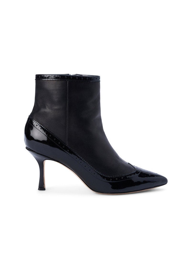 Ember Patent Leather Bootie 1