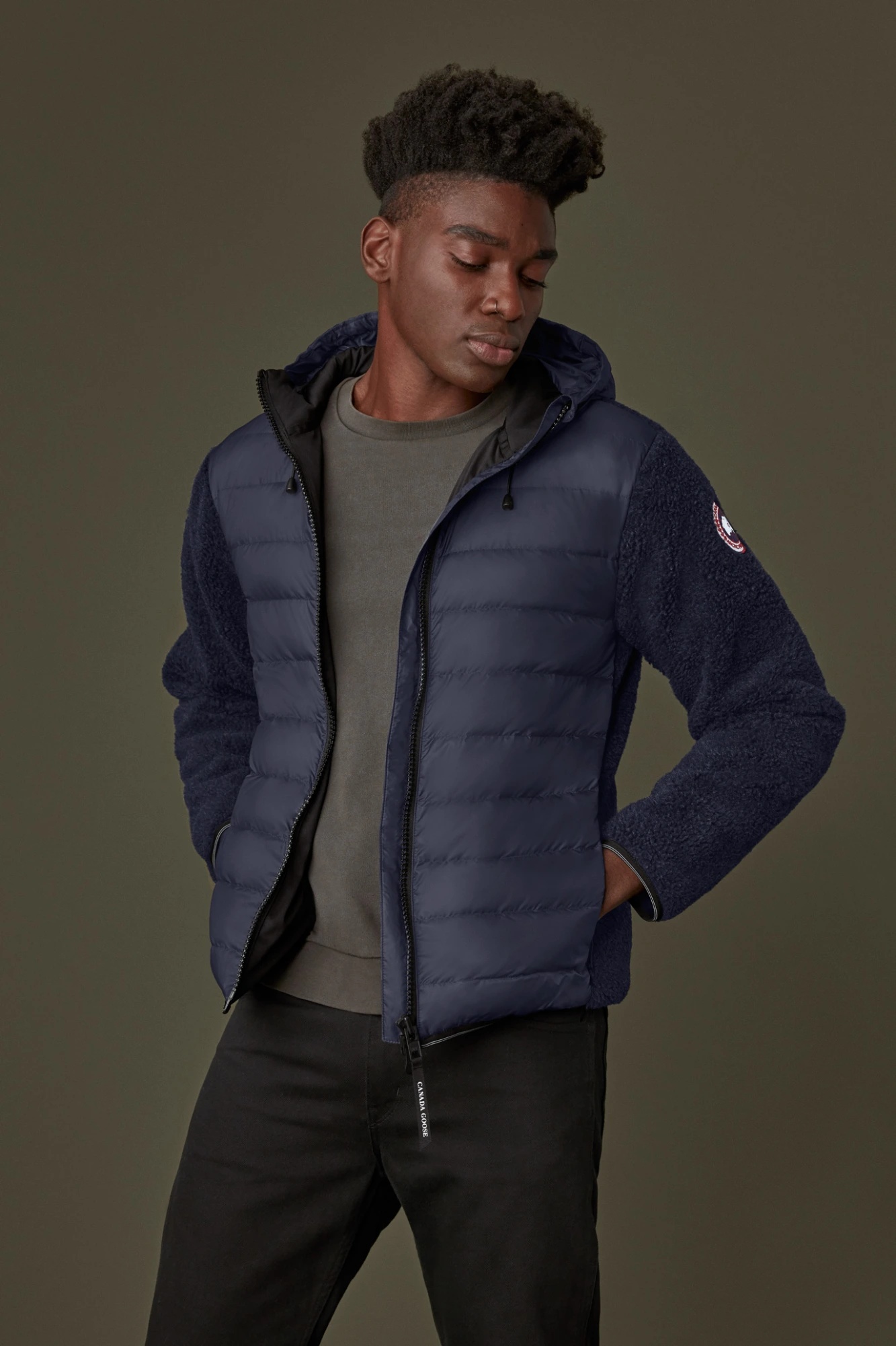 HYBRIDGE FLEECE HOODY - 3