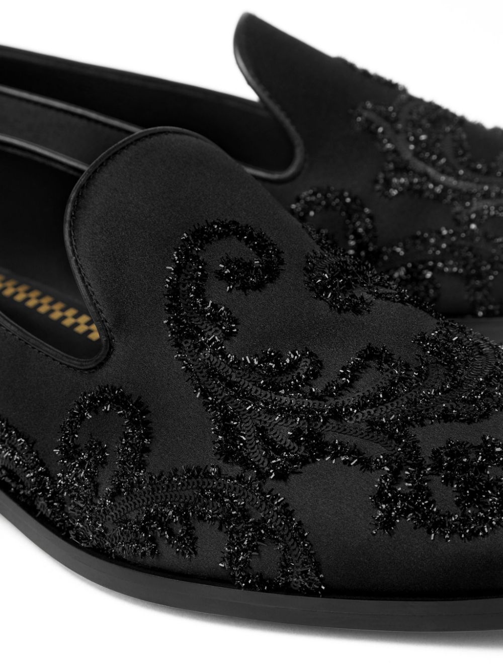sequin-detailing slippers - 3