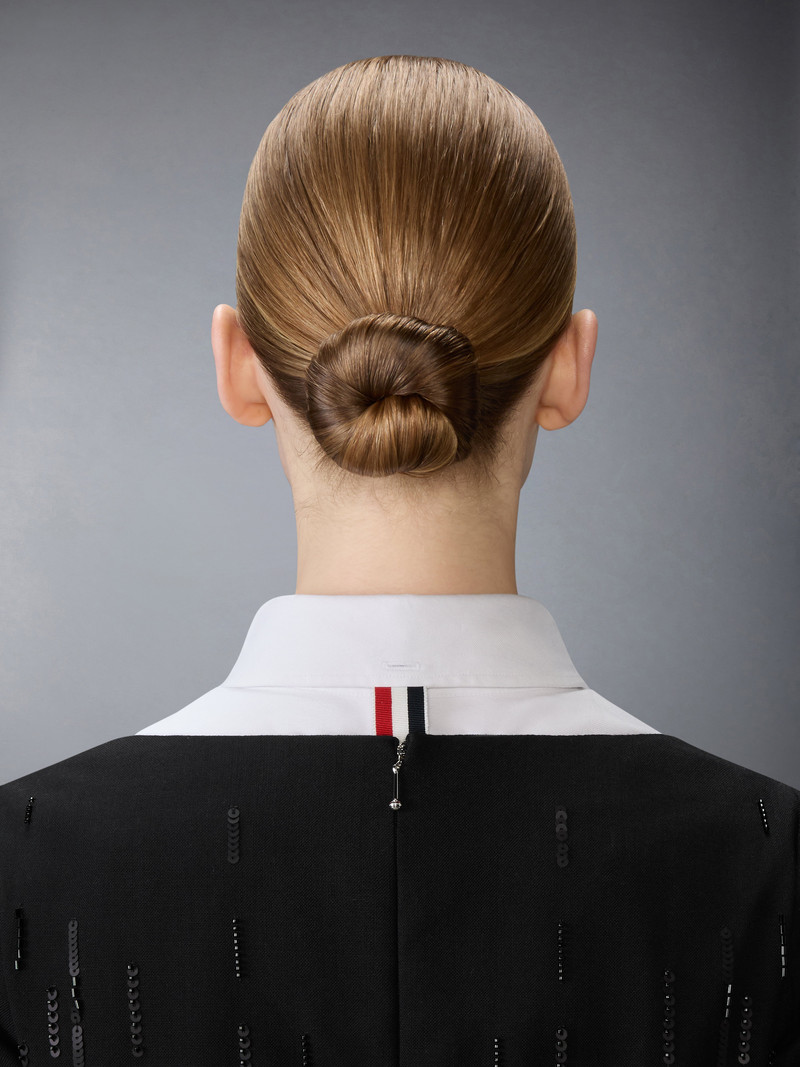 DEGRADE EMBROIDERED MINI SACK DRESS 6