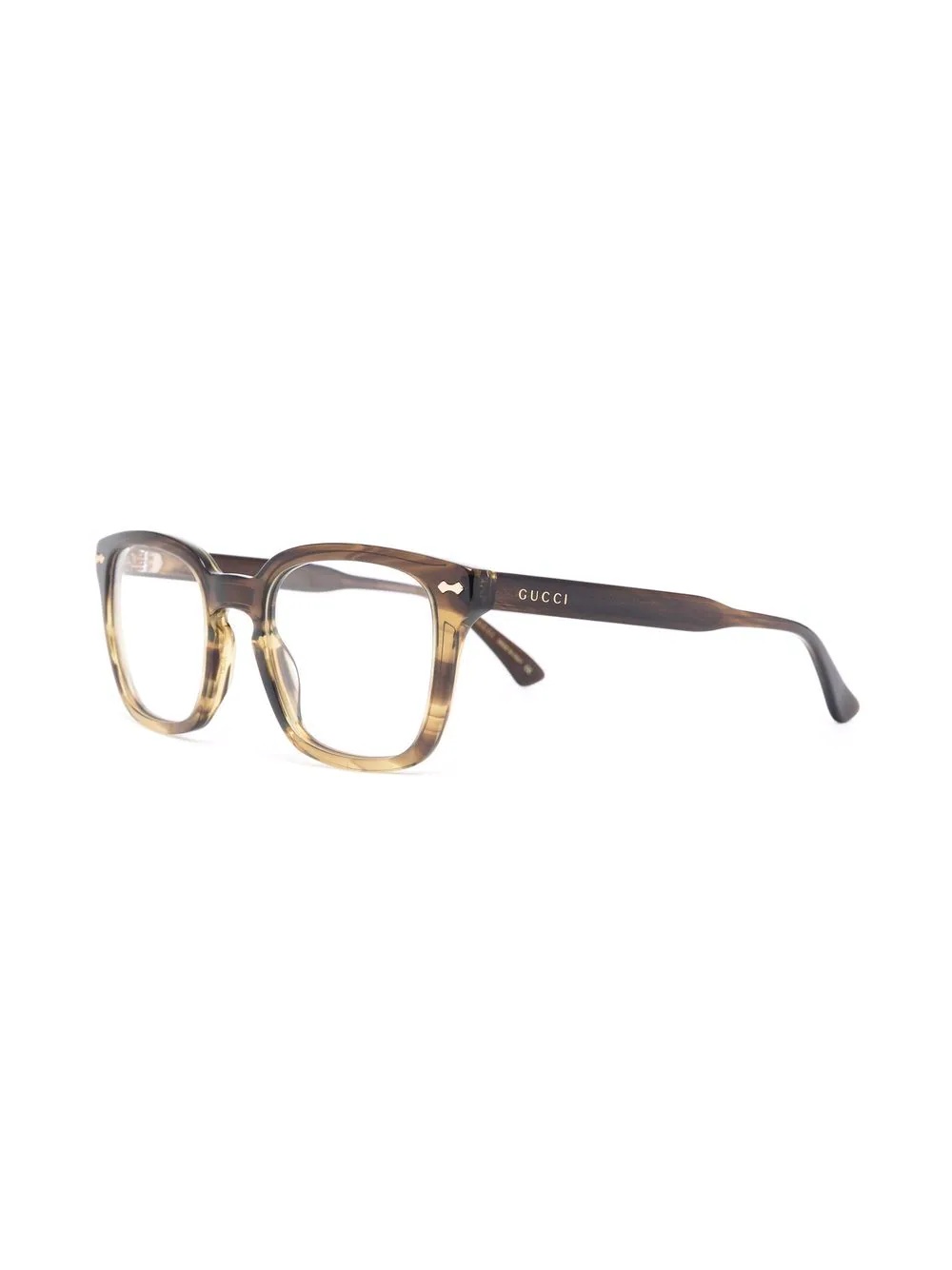 tortoiseshell-effect square glasses - 2