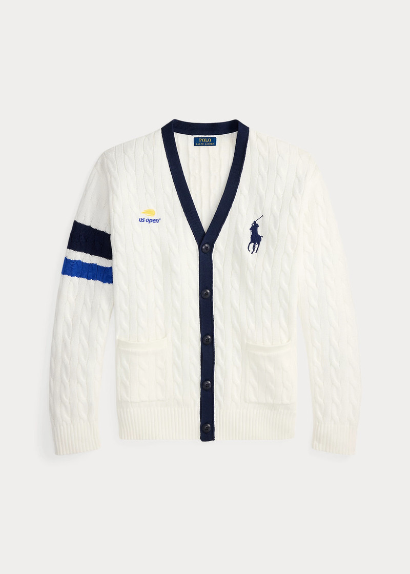 US Open Cable-Knit Umpire Cardigan 1