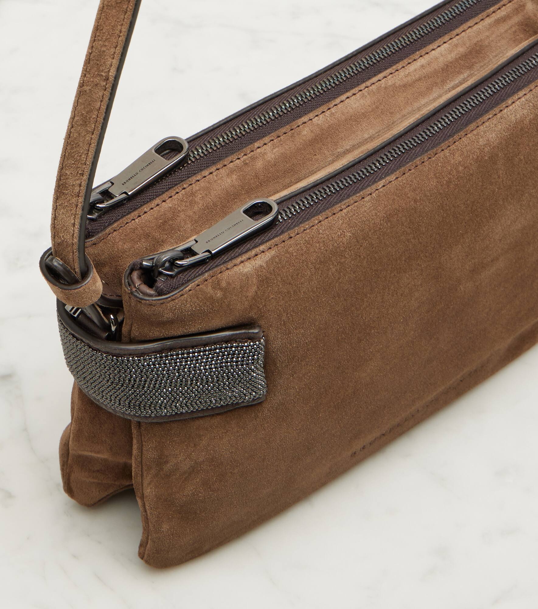 Essence Monili Small suede shoulder bag - 6