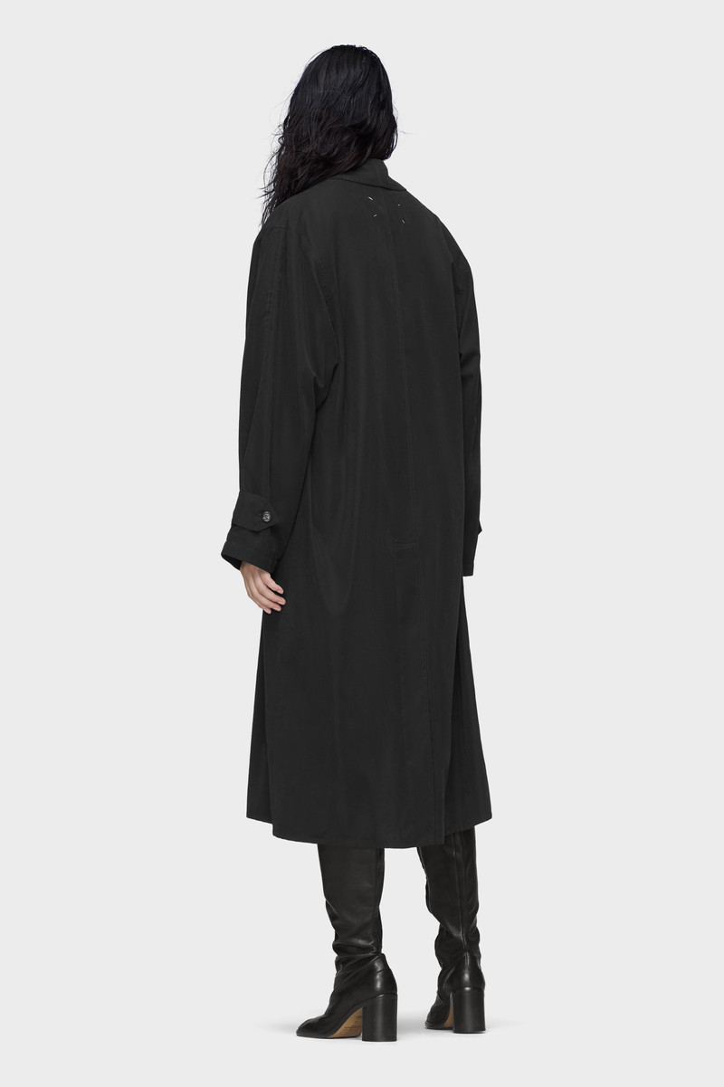 Peached cotton trench coat 4