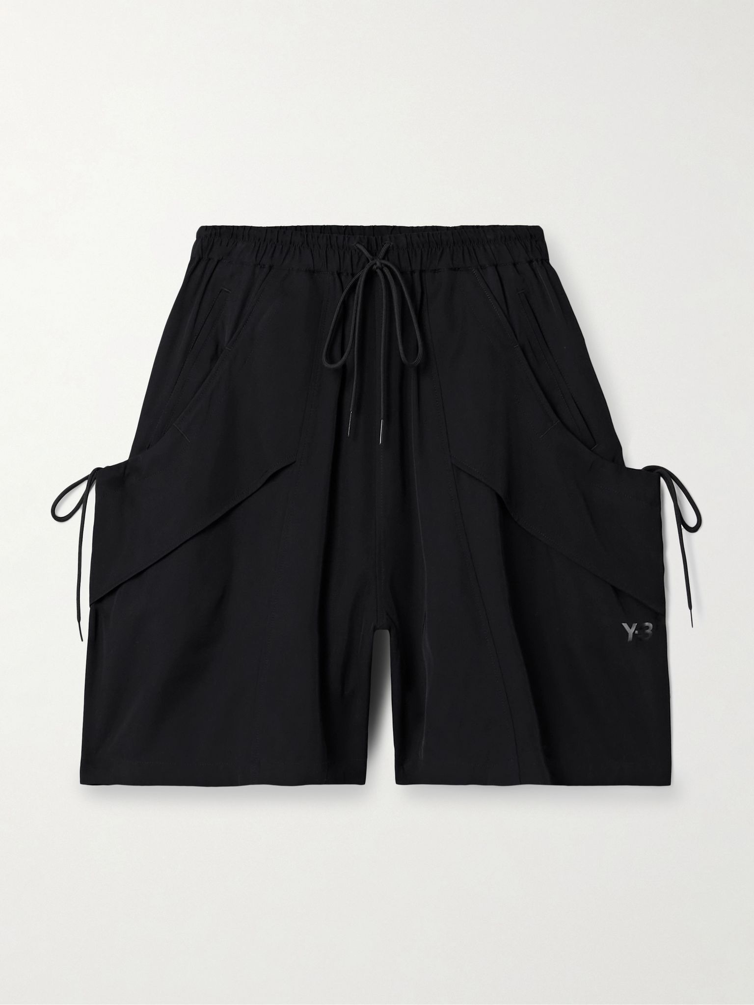 + Y-3 twill shorts Black - 1