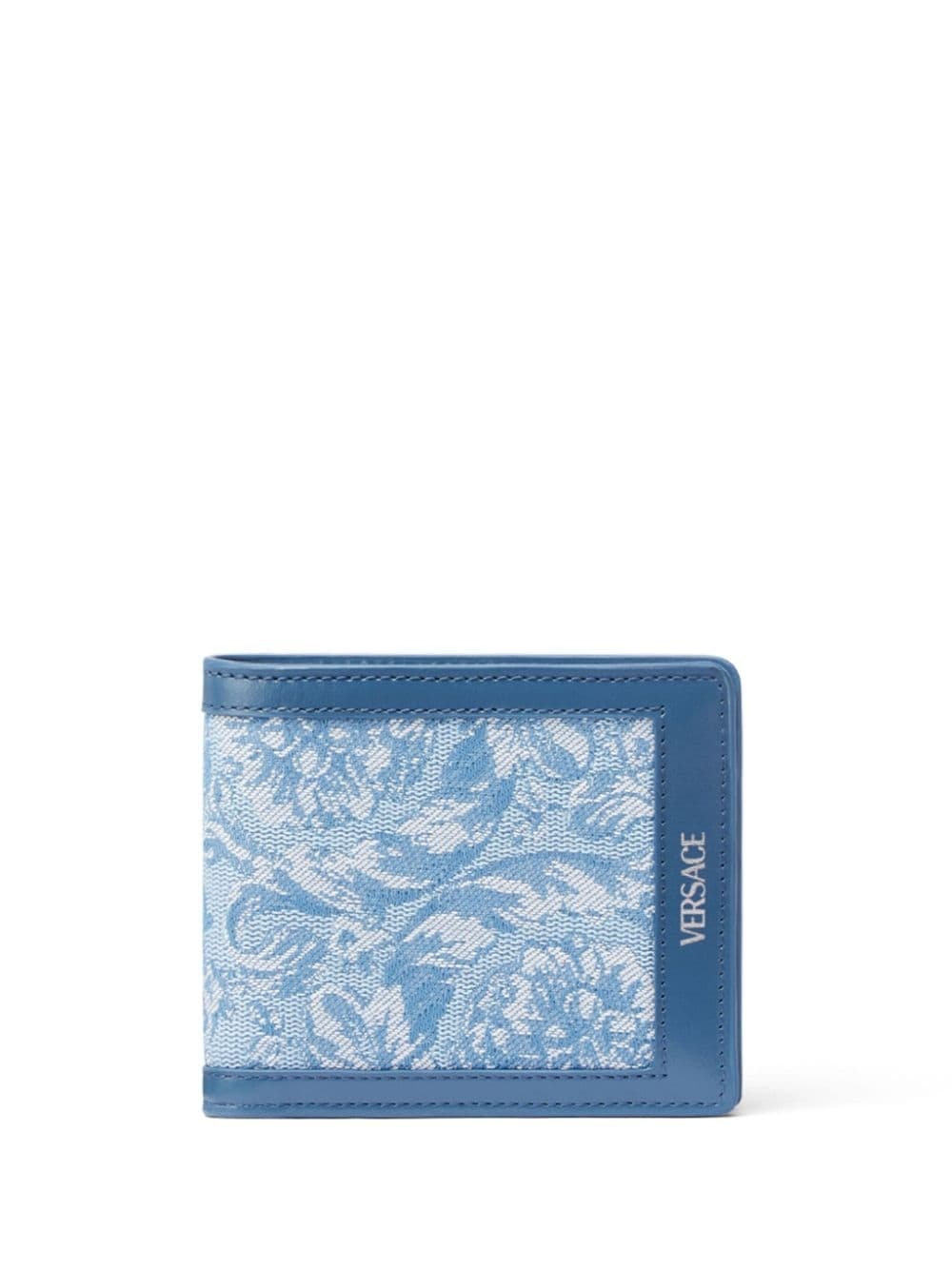 Barocco Athena jacquard bi-fold wallet - 1