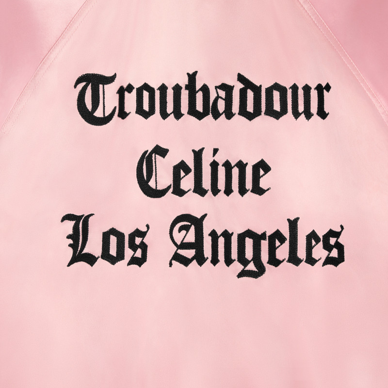 troubadour teddy jacket in satin-finish nylon 4