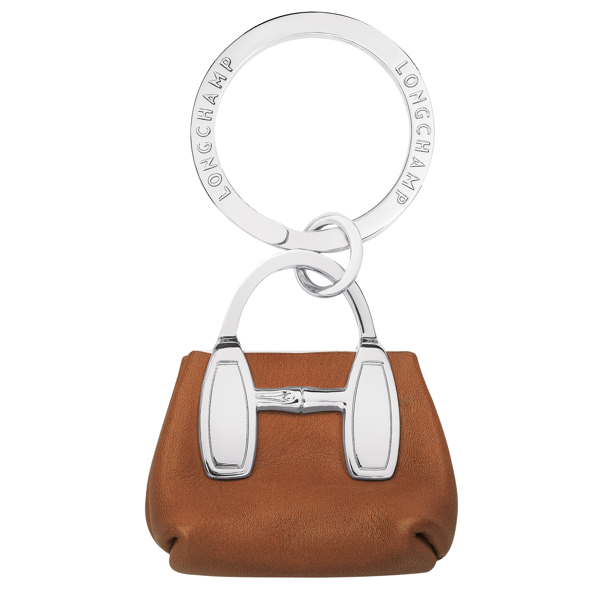 ◆◆VIP◆◆ longchamp Key rings Le Pliage. Roseau Longchamp Roseau Key rings Cognac - Leather | longchamp