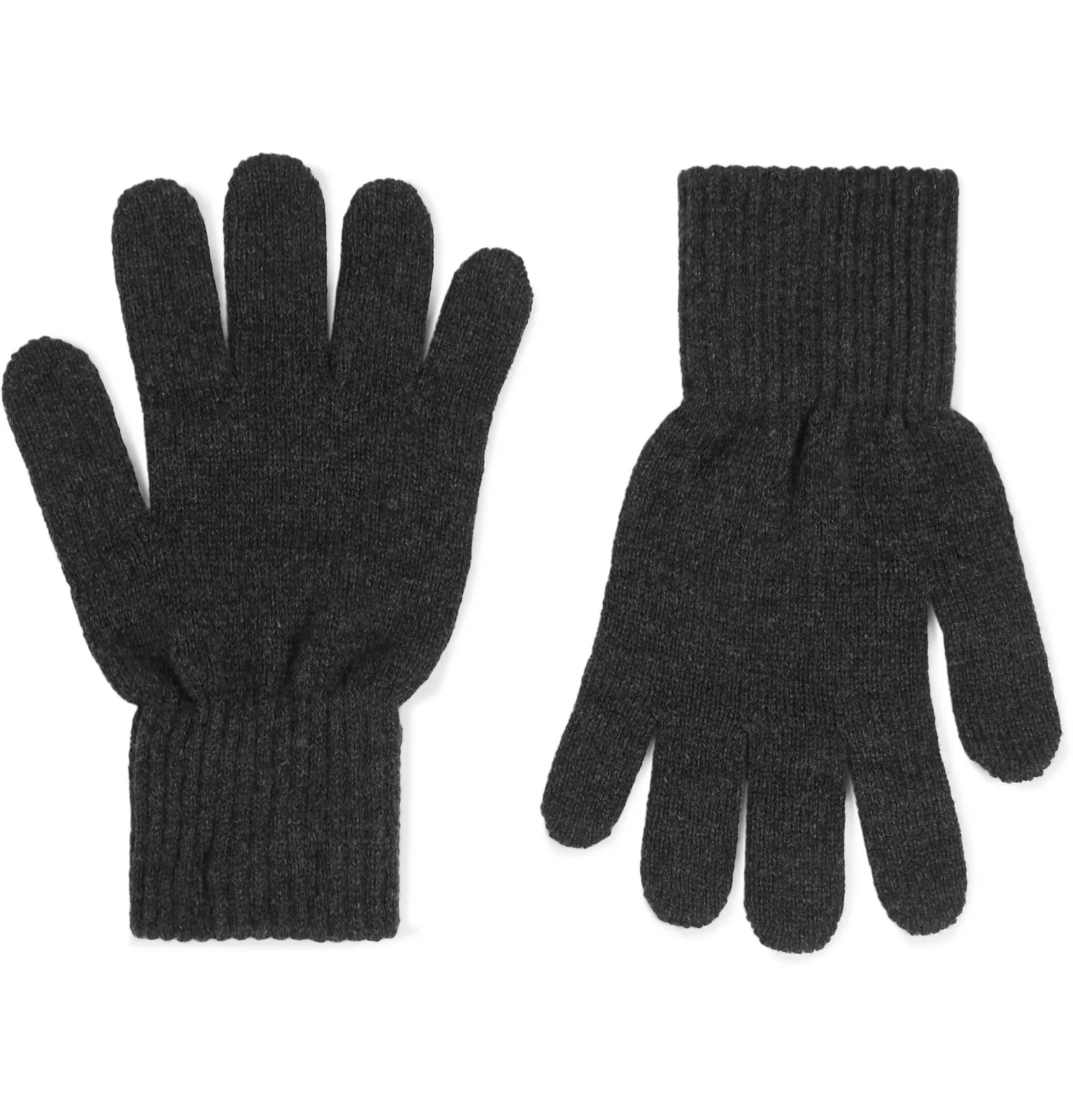 Merino Wool and Cashmere-Blend Gloves - 1