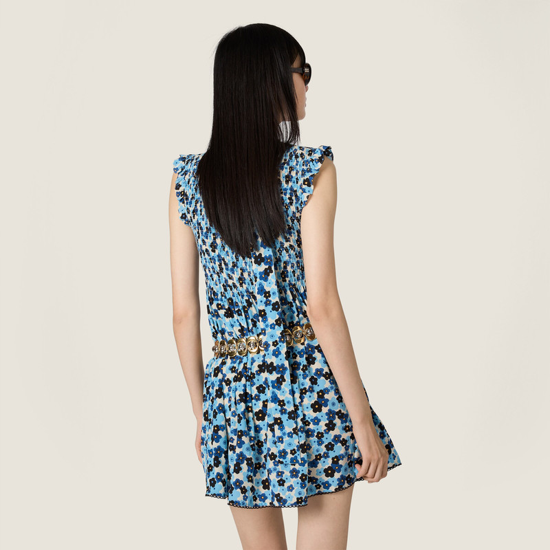 Crêpe de chine mini-dress 3