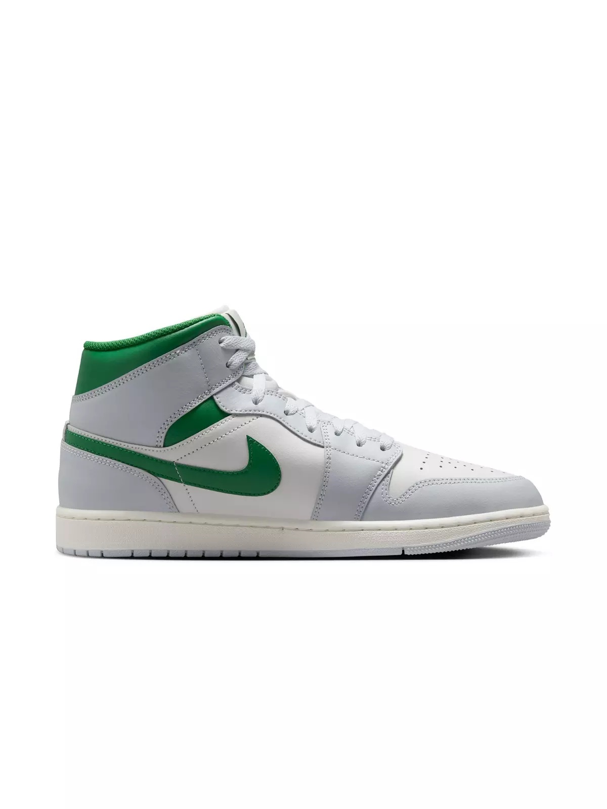 1 Mid "Summit White/Pine Green/Pure Platinum" Men's Shoe - 2