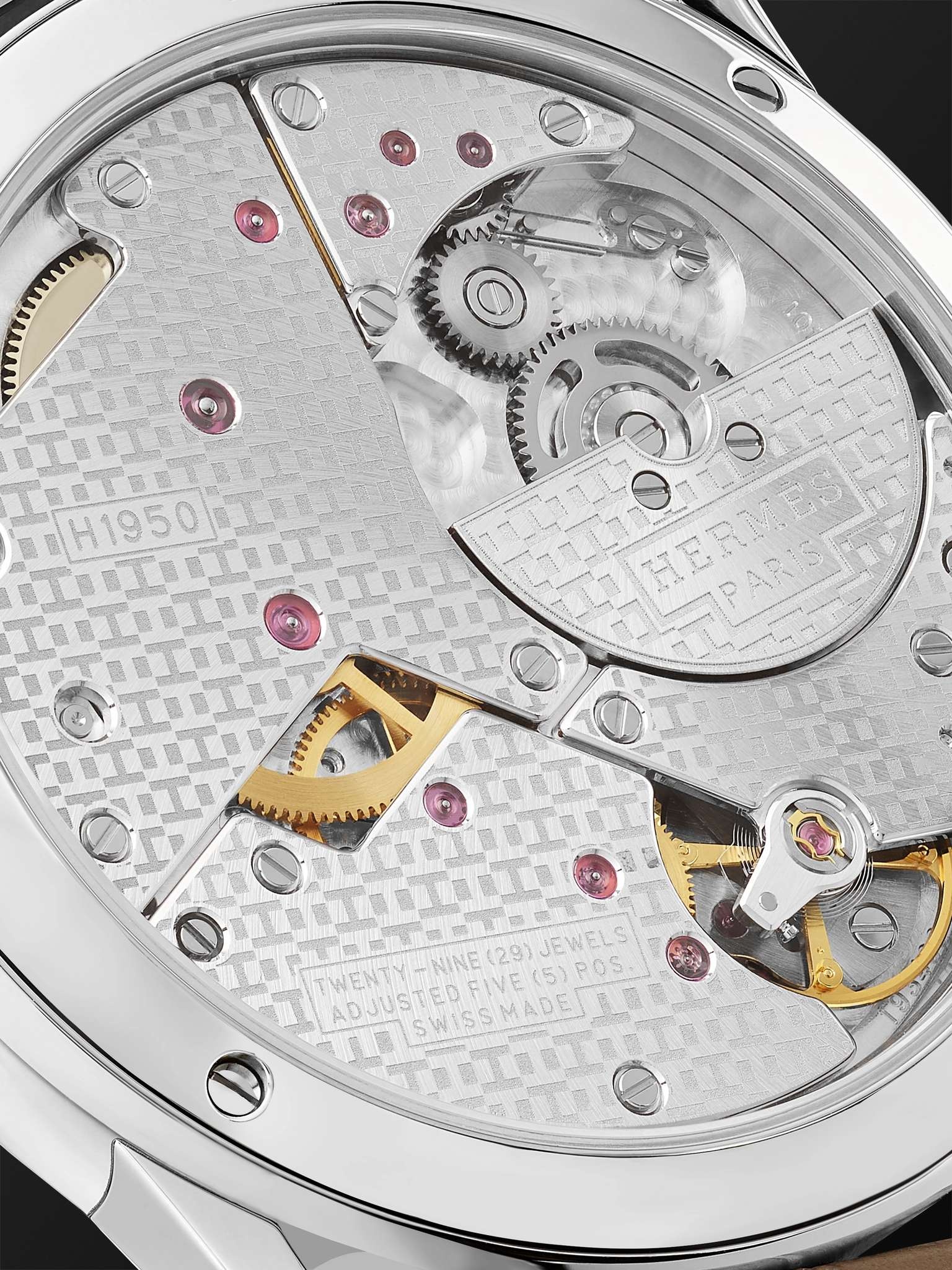 Slim d'Hermès Acier Automatic 39.5mm Stainless Steel and Alligator Watch, Ref. No. W045266WW00 - 3