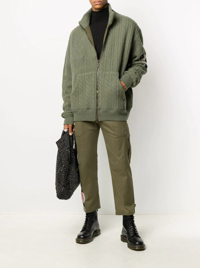 Paul & Shark cable-knit jacket outlook