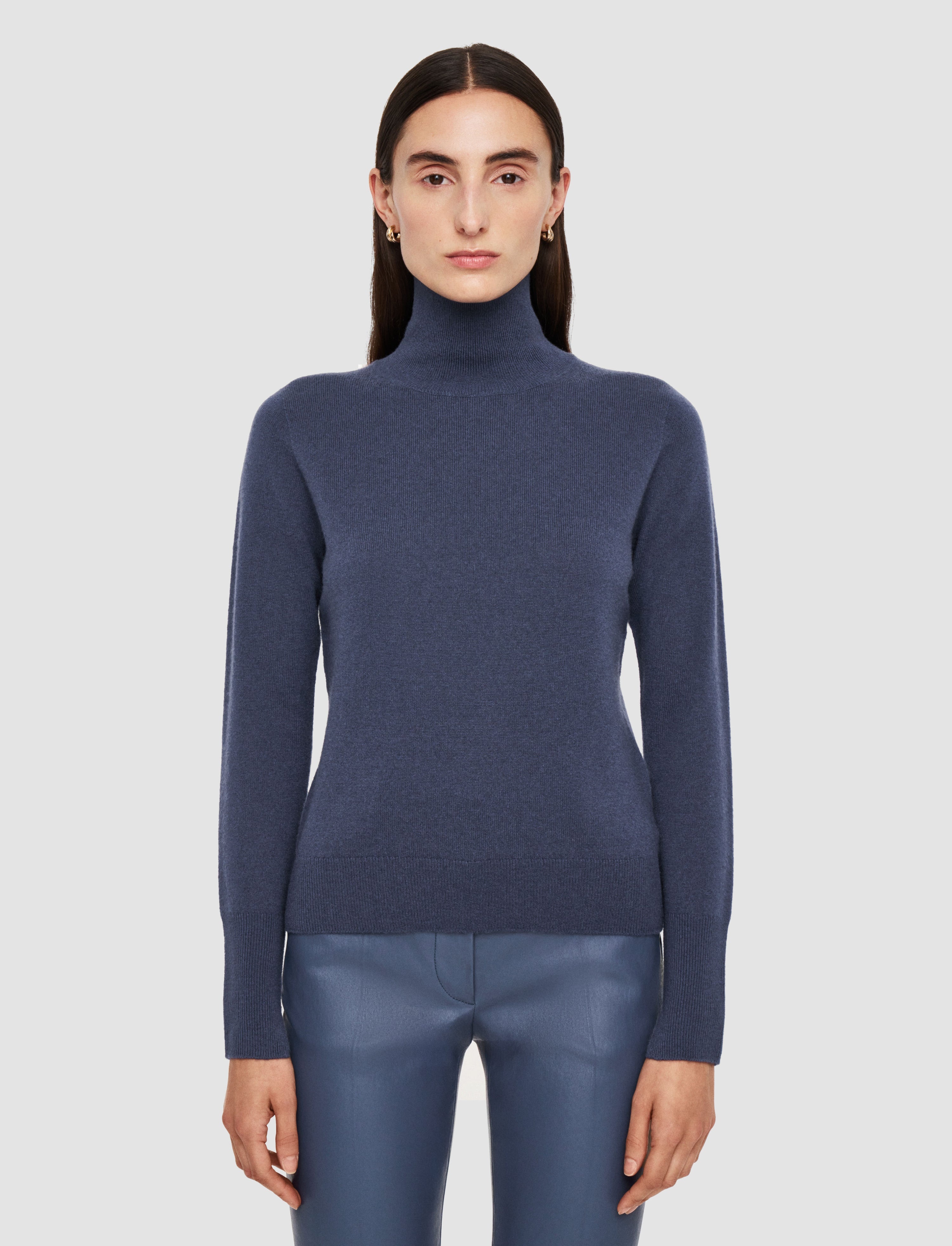 Light Pure Cashmere High Neck Jumper - 3