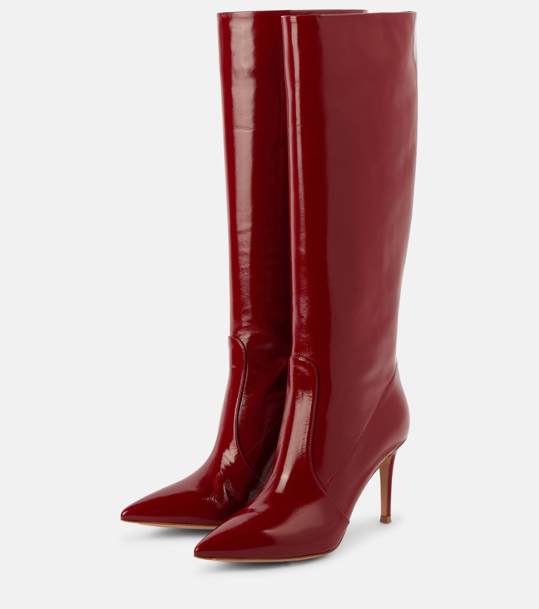 Hansen 85 patent leather knee-high boots - 5