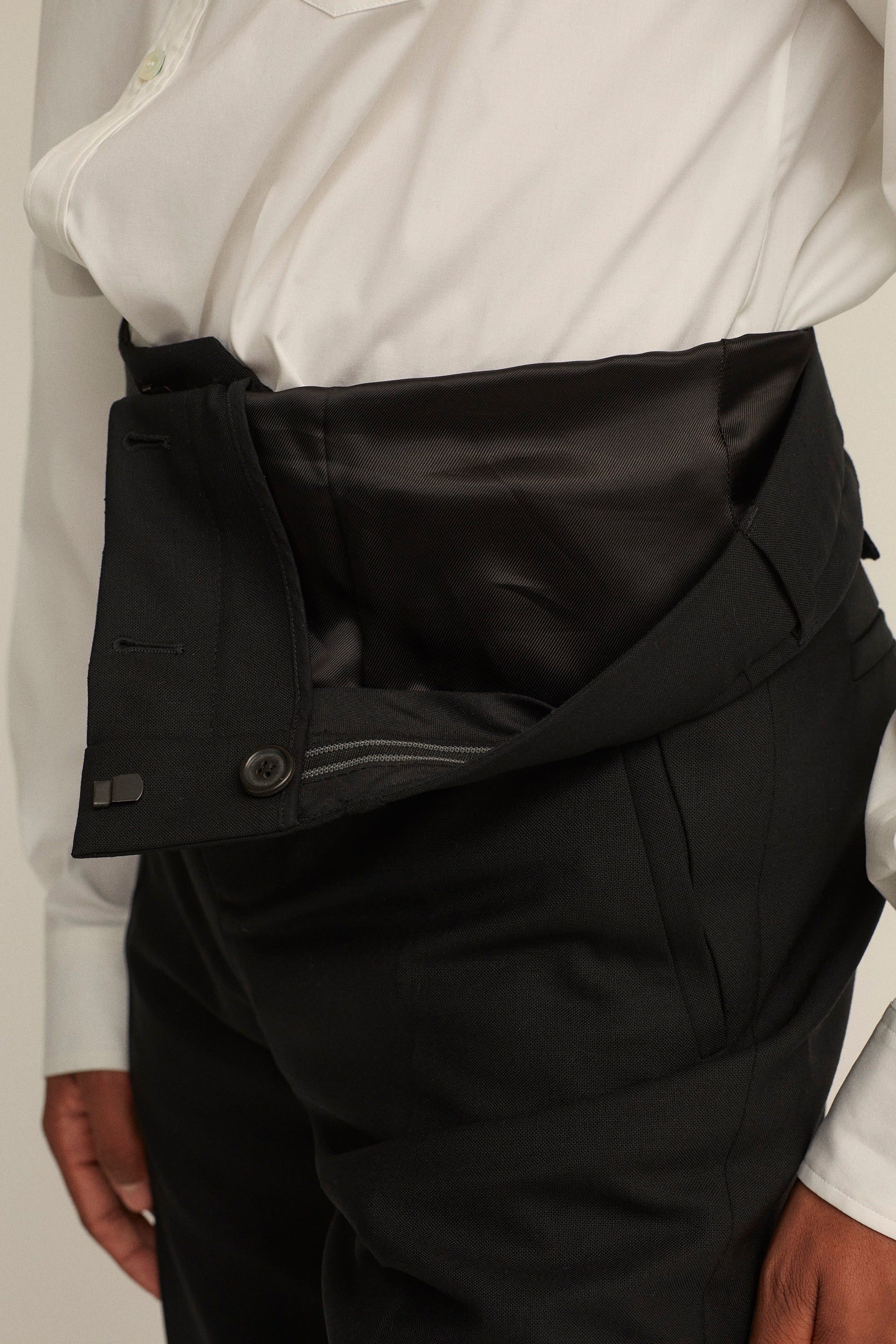 Classic Asymmetric Waist Trouser - 3
