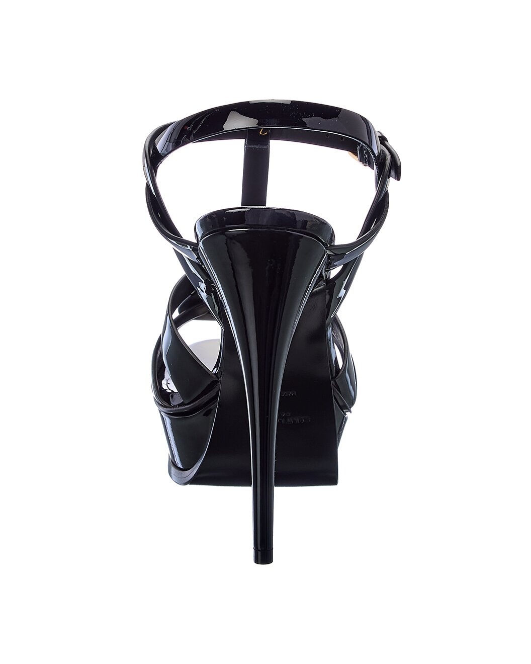 Saint Laurent Tribute 105 Patent Platform Sandal - 3