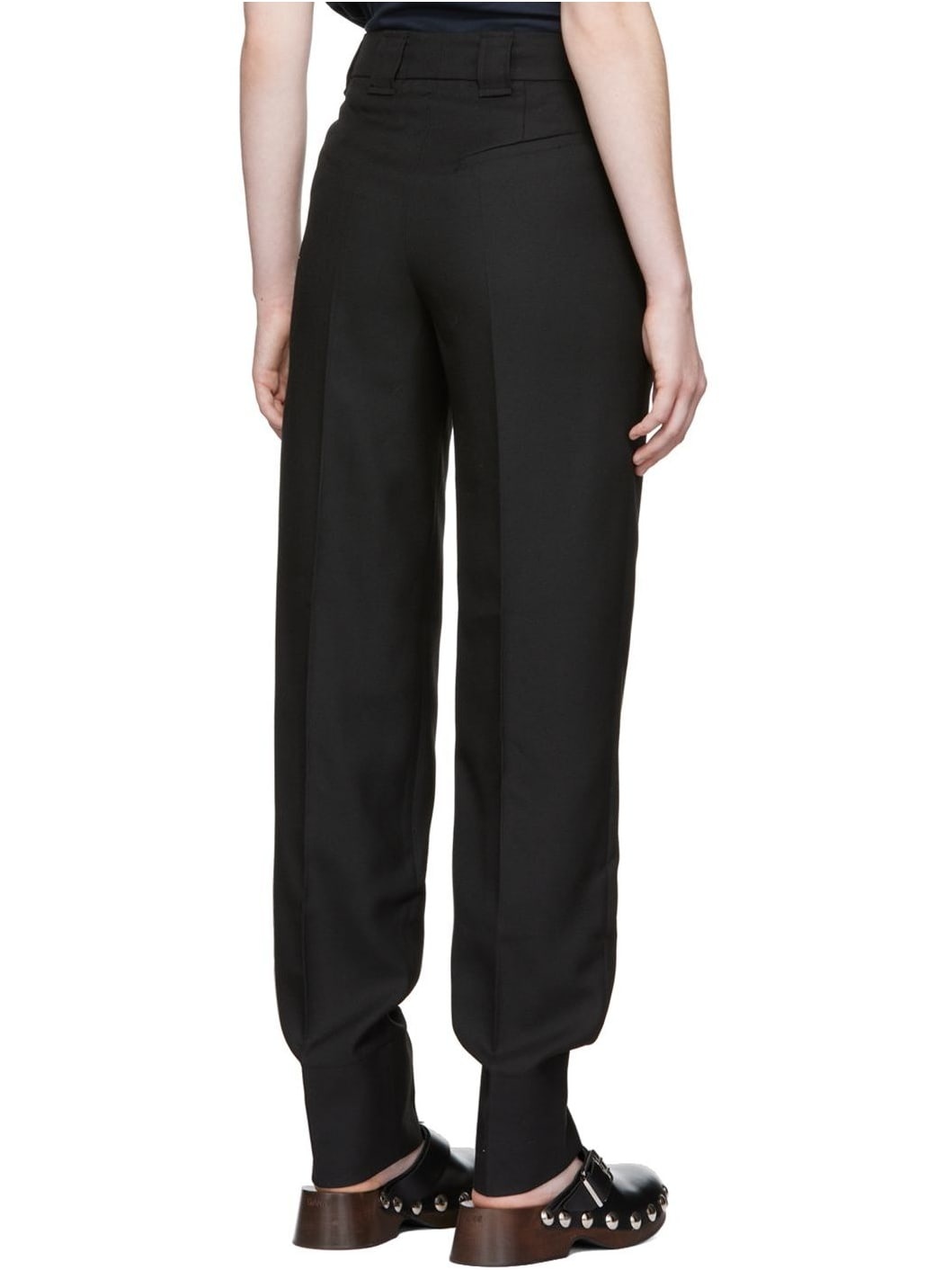 Black Summer Suiting Trousers - 3