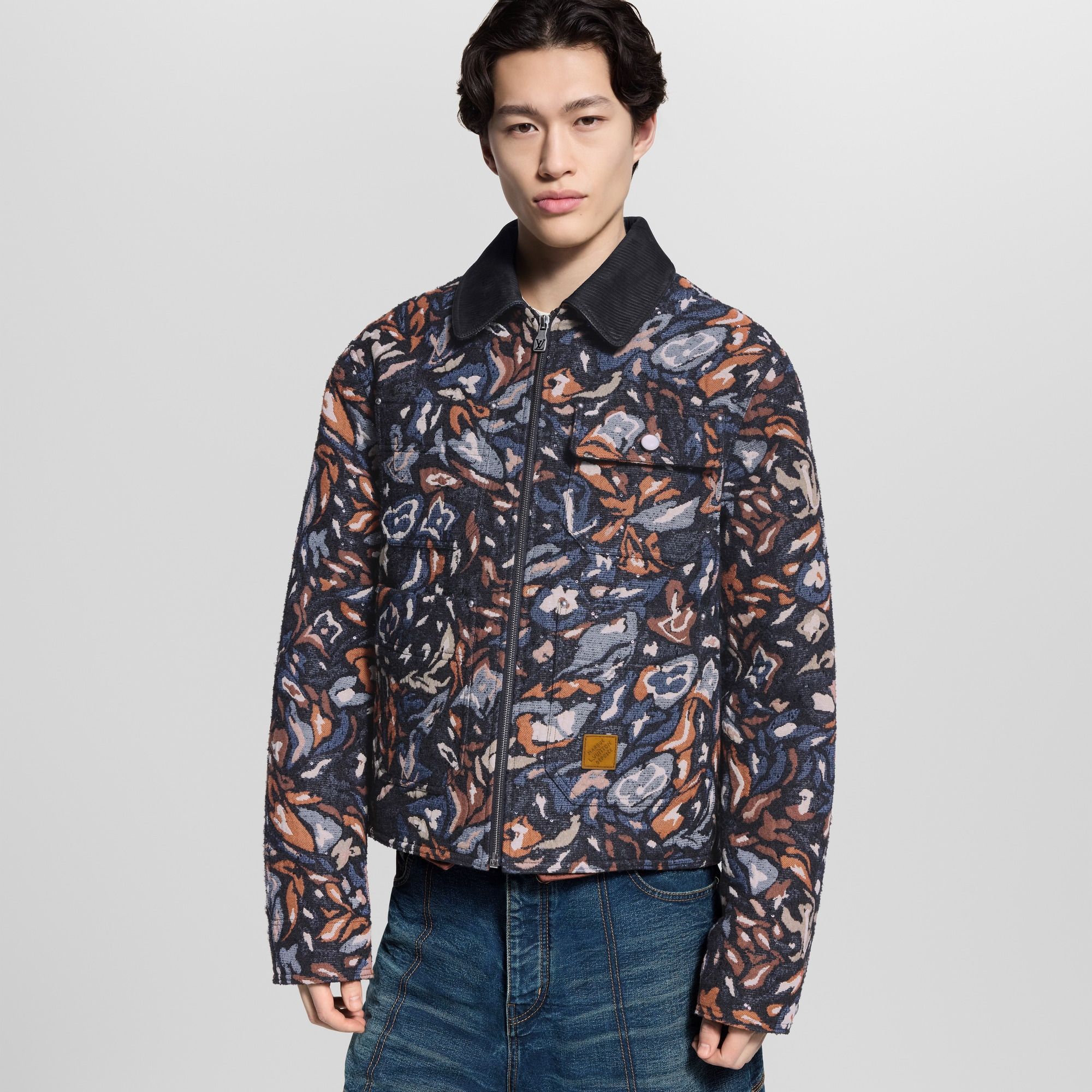 Sequin-Embellished Workwear Blouson - 2