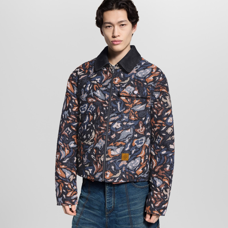 Sequin-Embellished Workwear Blouson 2