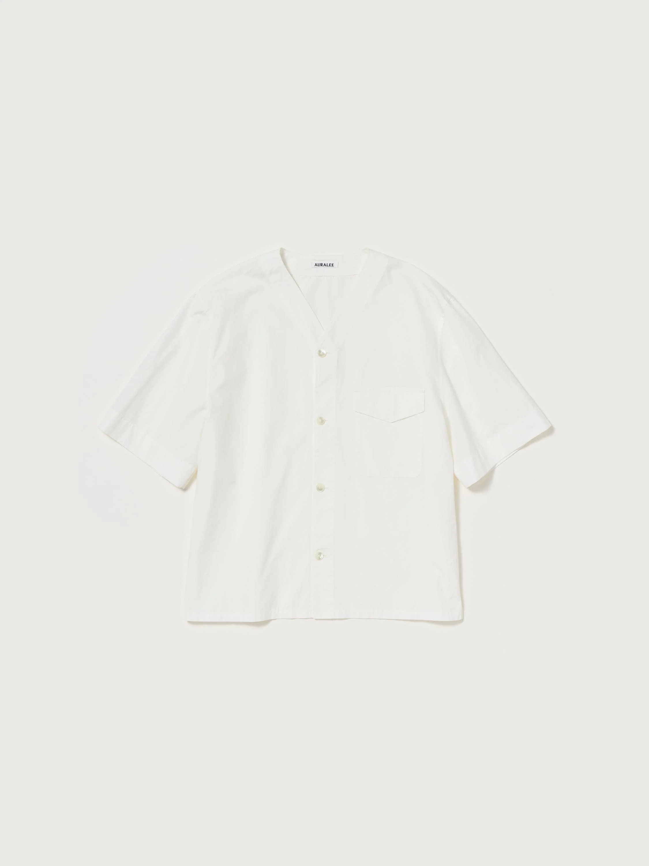 GARMENT-DYED FINX SHUTTLE WEATHER HALF SLEEVED SHIRT - 1
