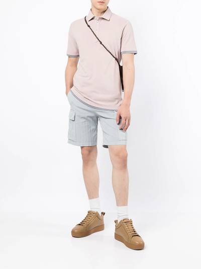 Brunello Cucinelli striped cargo shorts outlook