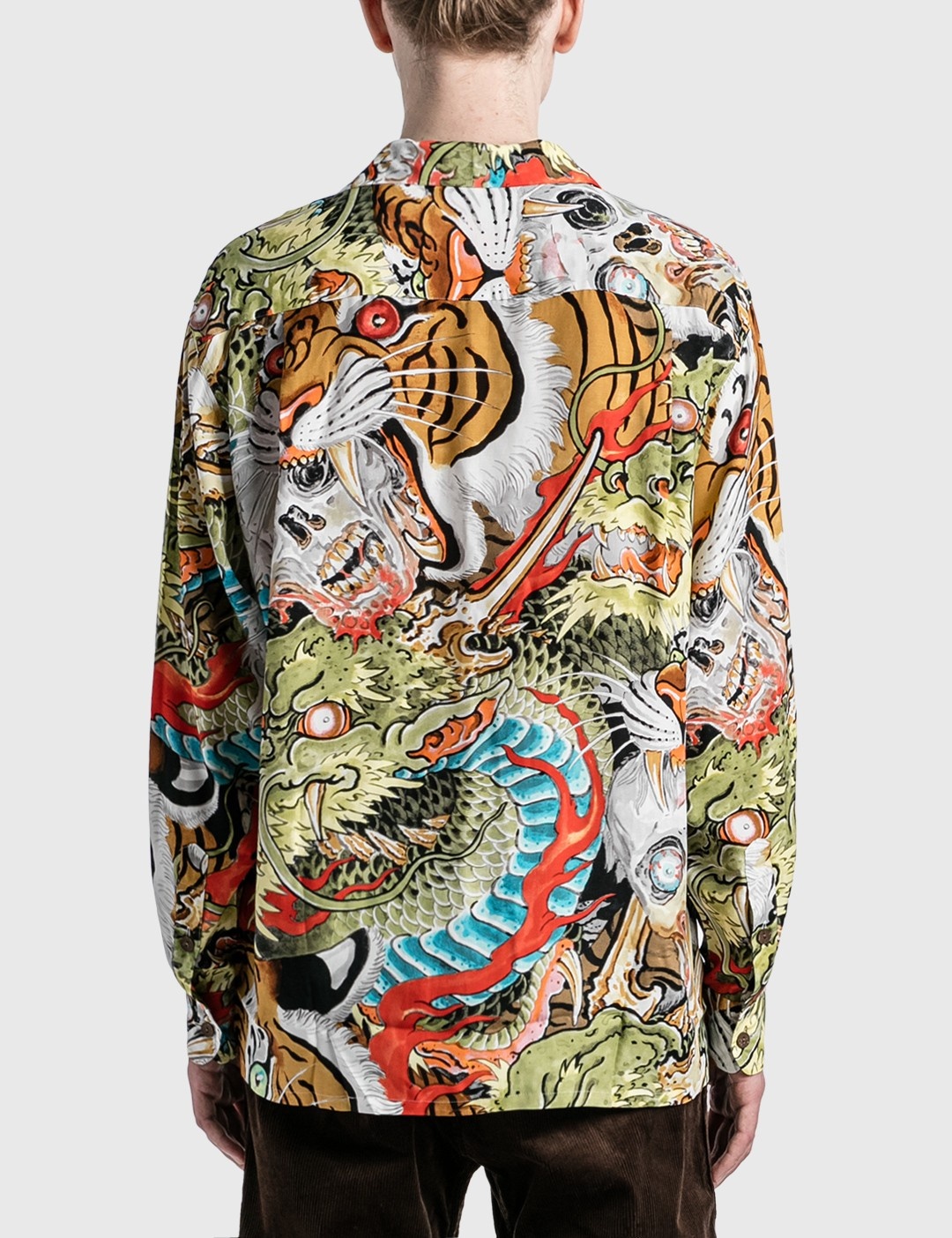 + Tim Lehi Camp-Collar Printed Voile Shirt - 7