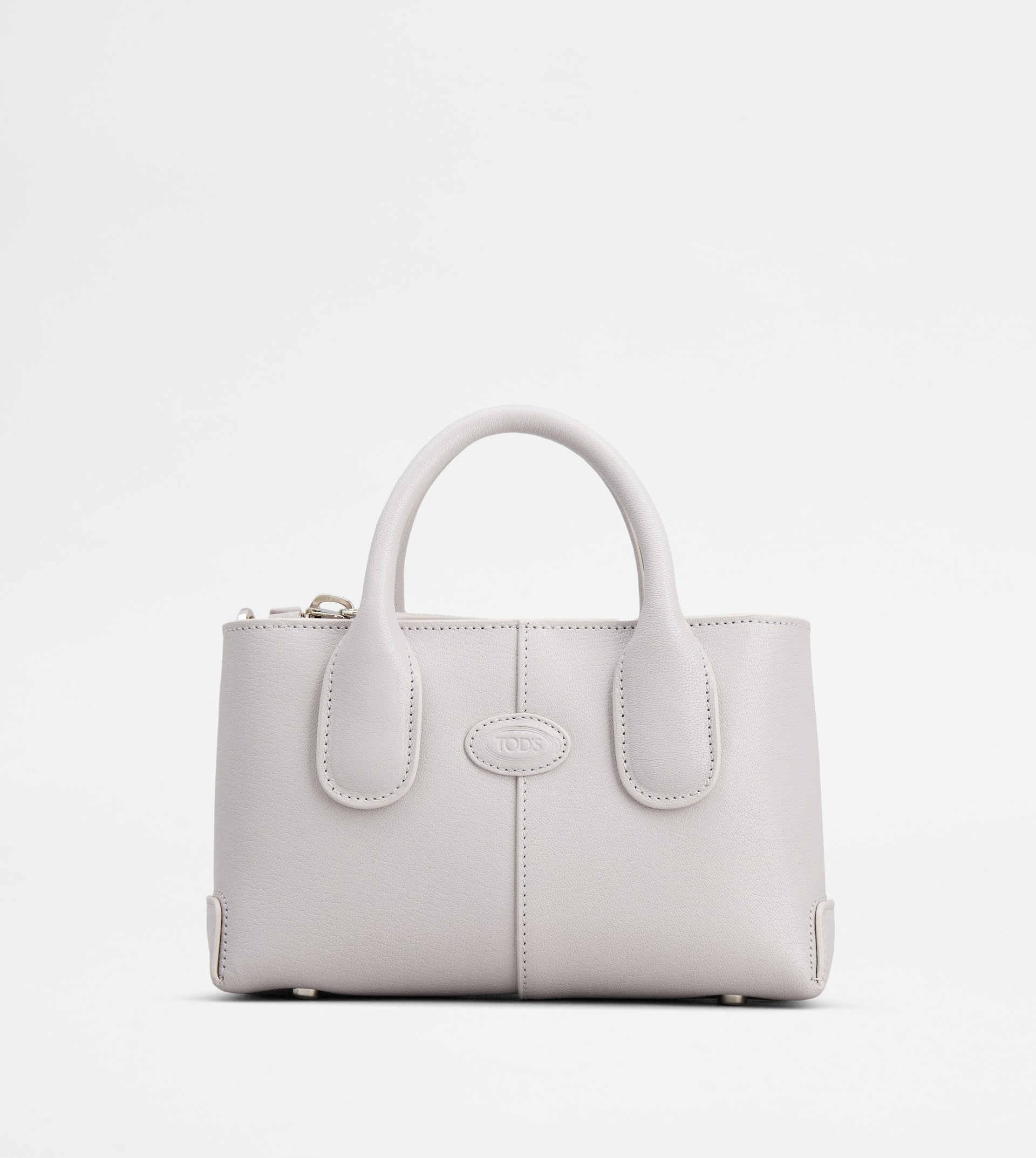 TOD'S DI BAG IN LEATHER MINI - GREY - 1