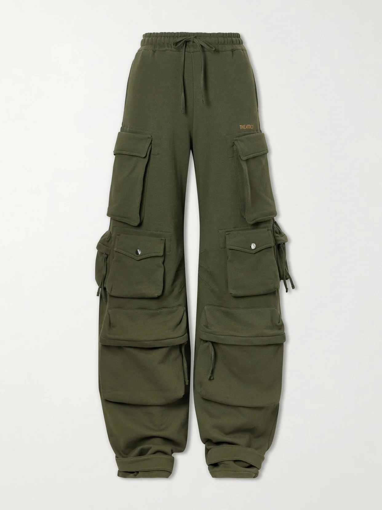 Cotton Tapered Cargo Pants - 1