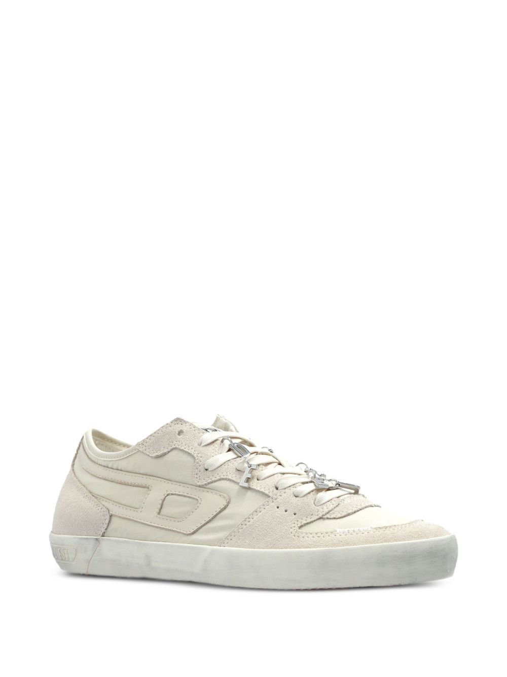S-Leroji D-1 Low letters-detail suede low-top sneakers - 2
