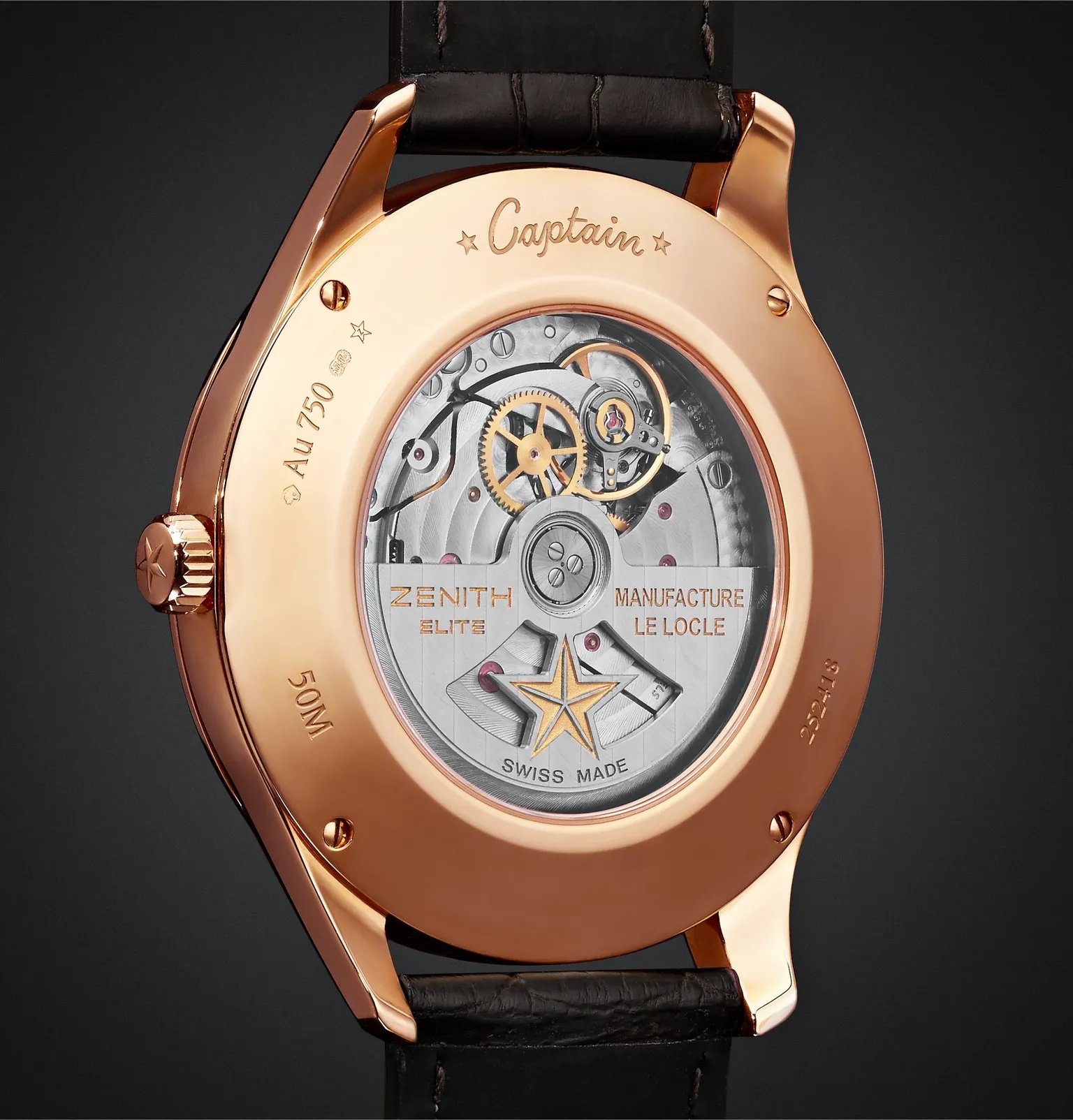 Power Reserve 40mm 18-Karat Rose Gold and Alligator Watch, Ref. No. 18.2121.685/01.C498 - 5